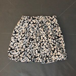 floral skater skirt
